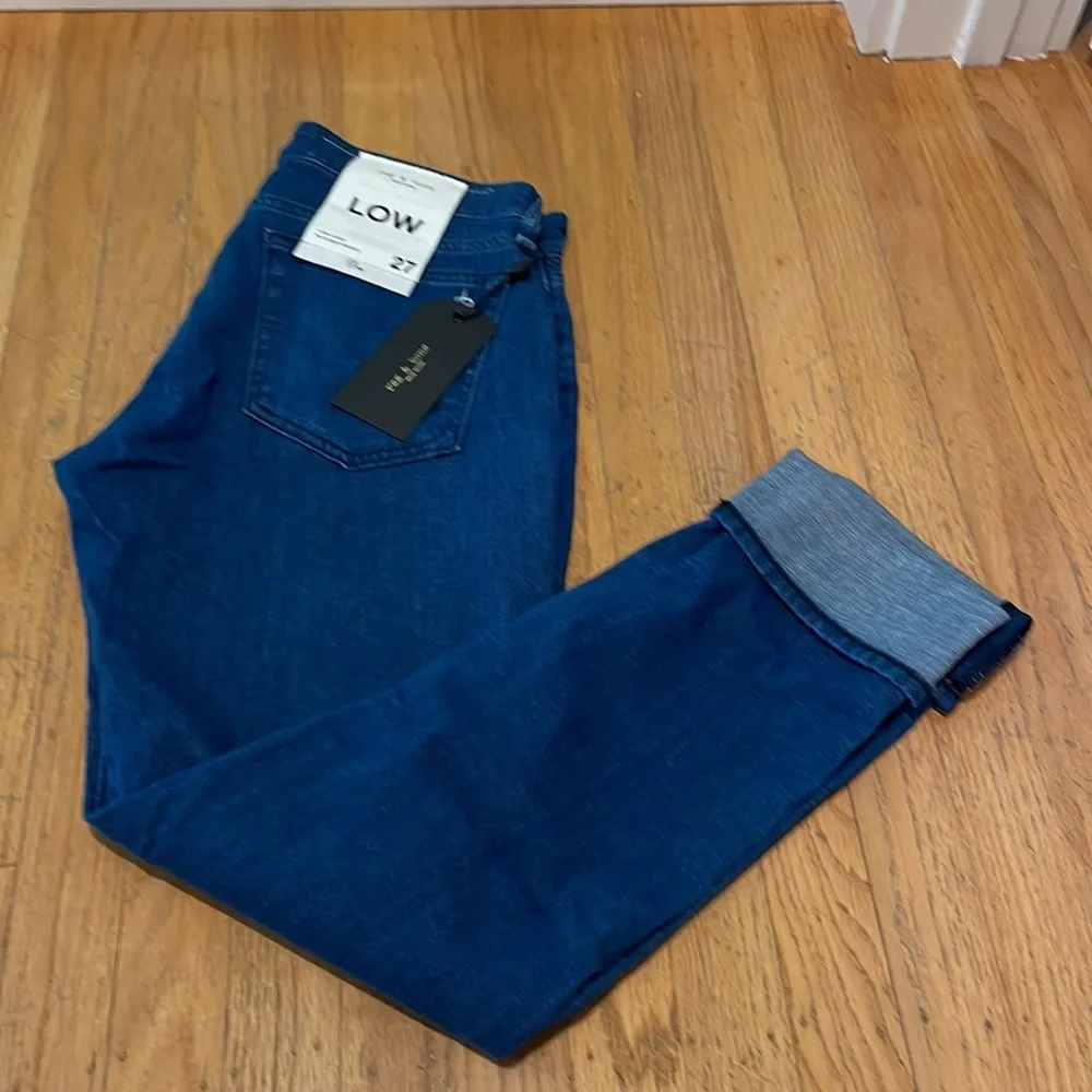NWT Rag & Bone Dre Low rise Slim Boyfriend Jeans - 26 or 27